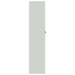 Classeur gris clair 90x40x180 cm acier 