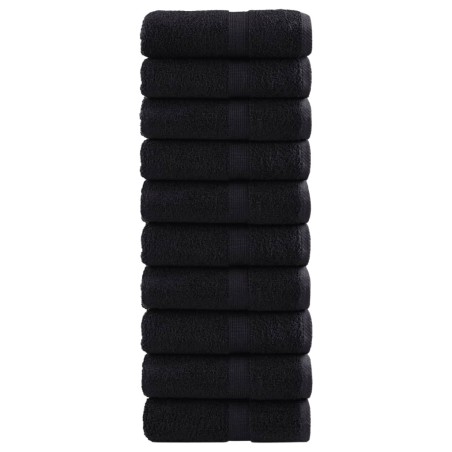 Serviettes de visage de qualité supérieure SOLUND 10 pcs noir 