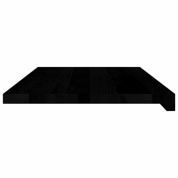 Appuis de fenêtre 2 pcs marron foncé bois de chêne massif 