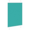 Store plissé vert pétrole 95x100 cm largeur du tissu 94,4 cm 