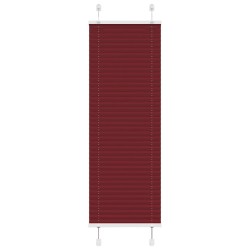 Store plissé rouge bordeaux 50x100 cm largeur du tissu 49,4 cm 