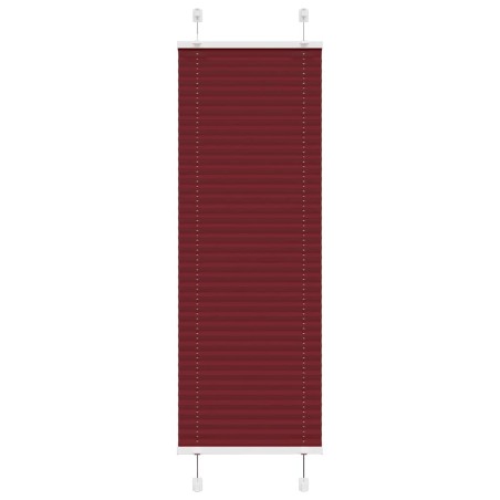 Store plissé rouge bordeaux 50x100 cm largeur du tissu 49,4 cm 