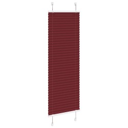 Store plissé rouge bordeaux 50x100 cm largeur du tissu 49,4 cm 