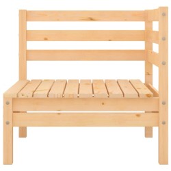 Salon de jardin 8 pcs Bois de pin massif 