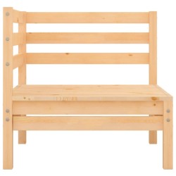 Salon de jardin 8 pcs Bois de pin massif 