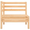 Salon de jardin 8 pcs Bois de pin massif 