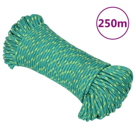 Corde de bateau Vert 3 mm 250 m Polypropylène 