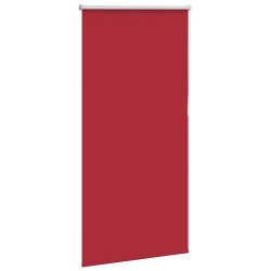 Store enrouleur occultant rouge largeur du tissu 70,7 cm 