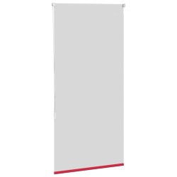 Store enrouleur occultant rouge largeur du tissu 70,7 cm 