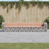 Banc jardin design gabion 347x71x65,5 cm bois massif de douglas 