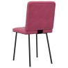 Chaises à manger lot de 2 Rouge bordeaux Velours 