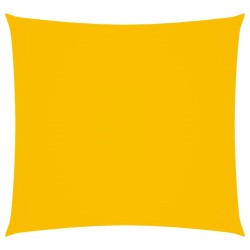 Voile de parasol tissu oxford carré 6x6 m jaune 