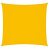 Voile de parasol tissu oxford carré 6x6 m jaune 
