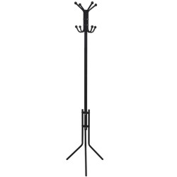 Portemanteau sur pied métal noir 