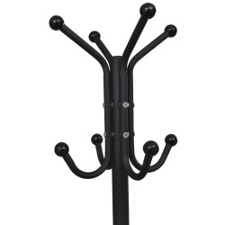 Portemanteau sur pied métal noir 
