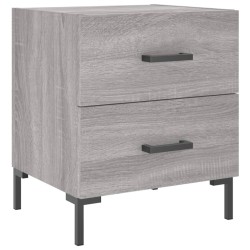 Tables de chevet 2 pcs sonoma gris 40x35x47,5 cm 