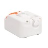 Toilette de camping intégrée blanc 24+17 L PEHD et PP 