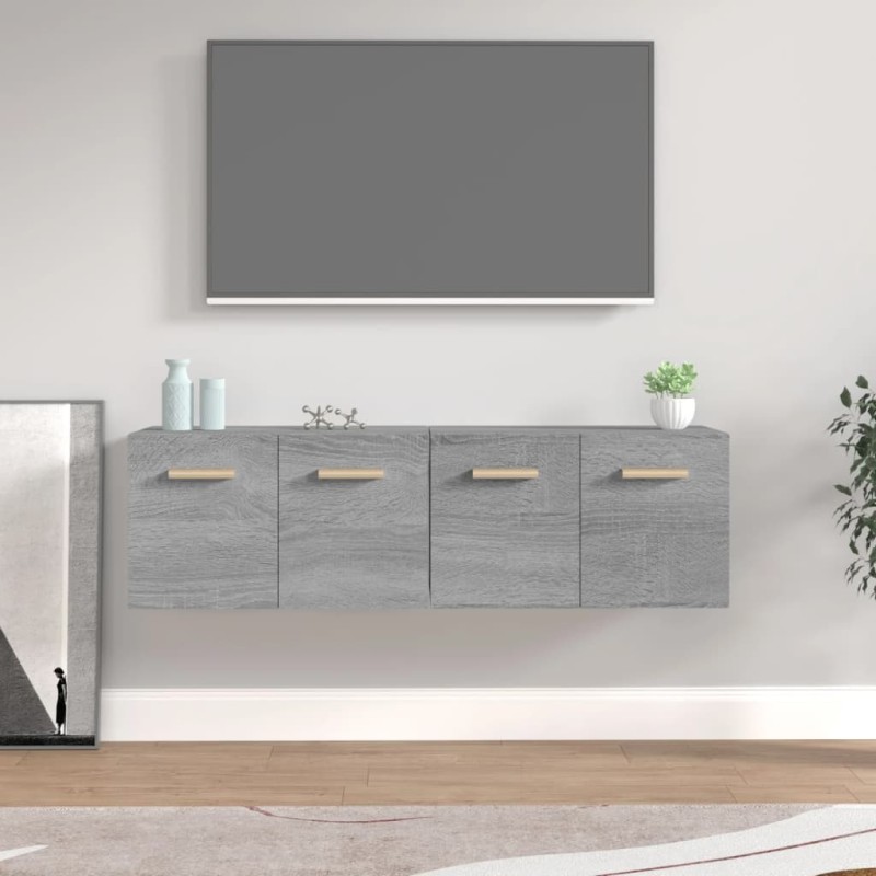 Armoires murales 2 pcs Sonoma gris 60x36,5x35 cm Bois 