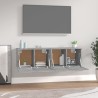 Armoires murales 2 pcs Sonoma gris 60x36,5x35 cm Bois 