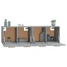 Armoires murales 2 pcs Sonoma gris 60x36,5x35 cm Bois 