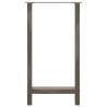 Pieds de table de bar en acier naturel 2 pièces 40 x (90-91) cm Acier 