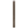 Pieds de table de bar en acier naturel 2 pièces 40 x (90-91) cm Acier 