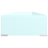 Meuble TV/Support pour moniteur 110x30x13 cm verre vert 