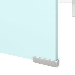 Meuble TV/Support pour moniteur 110x30x13 cm verre vert 