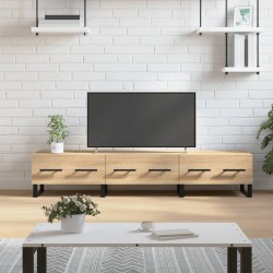 Meuble TV chêne sonoma 150x36x30 cm bois d'ingénierie 