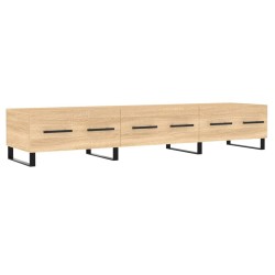 Meuble TV chêne sonoma 150x36x30 cm bois d'ingénierie 