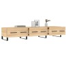 Meuble TV chêne sonoma 150x36x30 cm bois d'ingénierie 