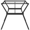 Pieds de table à manger cadre en Y 160x80x73 cm acier 