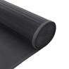 Tapis rectangulaire gris 60x200 cm bambou 