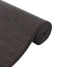 Tapis rectangulaire marron foncé 60x200 cm bambou 