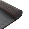 Tapis rectangulaire marron foncé 60x200 cm bambou 