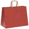 Sacs en papier 250 pcs avec poignées rouge 32x17x25 cm 