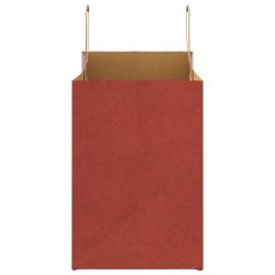Sacs en papier 250 pcs avec poignées rouge 32x17x25 cm 