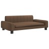 Canapé pour enfants marron 90x53x30 cm tissu 