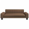 Canapé pour enfants marron 90x53x30 cm tissu 