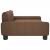 Canapé pour enfants marron 90x53x30 cm tissu 
