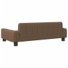 Canapé pour enfants marron 90x53x30 cm tissu 