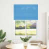Store plissé bleu 95x100 cm largeur du tissu 94,4 cm polyester 