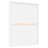 Toiles à peindre 12 pcs blanc tissu et bois massif pin 