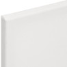 Toiles à peindre 12 pcs blanc tissu et bois massif pin 
