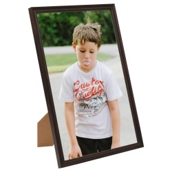 Collage de cadres photo 3 pcs de table Noir 21x29,7 cm MDF 
