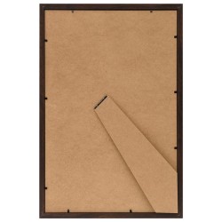 Collage de cadres photo 3 pcs de table Noir 21x29,7 cm MDF 