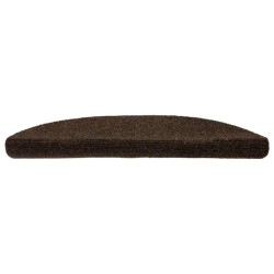 Tapis d'escalier auto-adhésifs 30 pcs marron 56x17x3 cm 