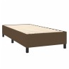 Sommier à lattes de lit avec matelas Marron foncé 90x200 cm 