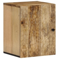 Armoire de salle de bain murale 38x33x48cm bois massif manguier 