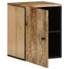 Armoire de salle de bain murale 38x33x48cm bois massif manguier 